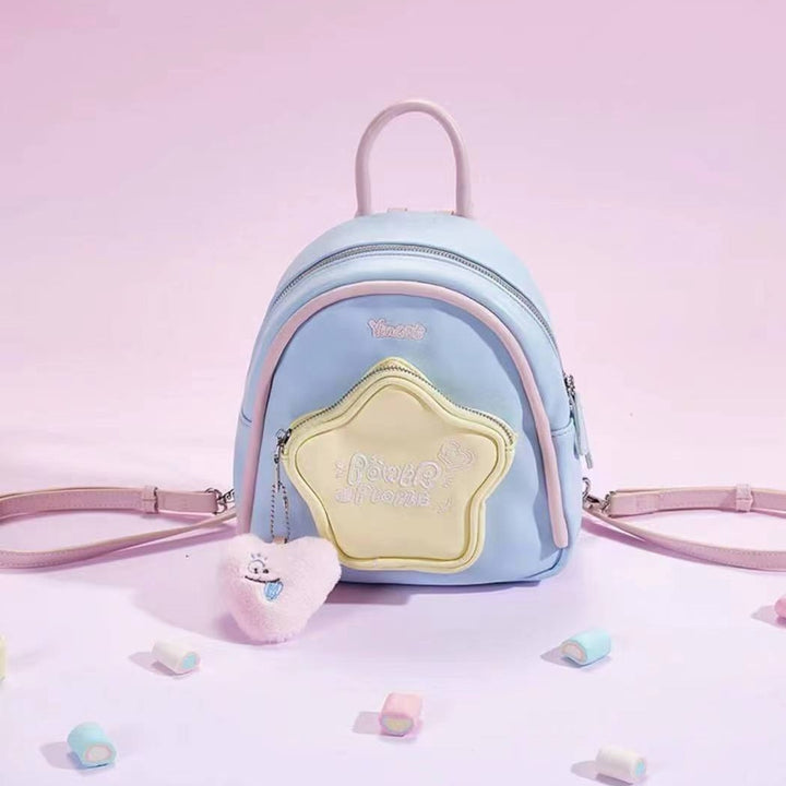 Mini-backpack with five-star design