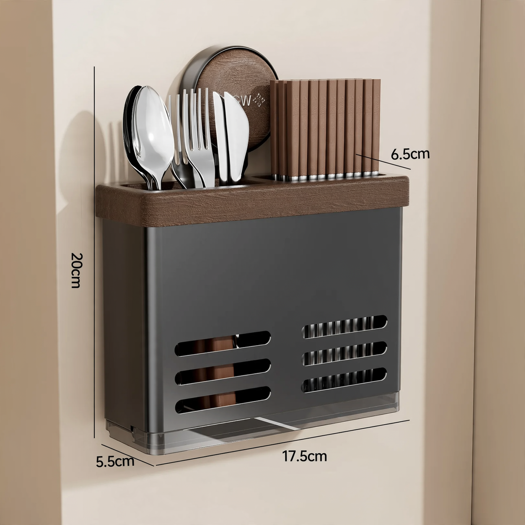 Wall shelf with suction cup for the kitchen, free mounting