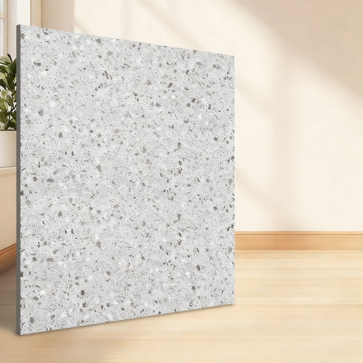 Self-adhesive PVC flooring with tile appearance
