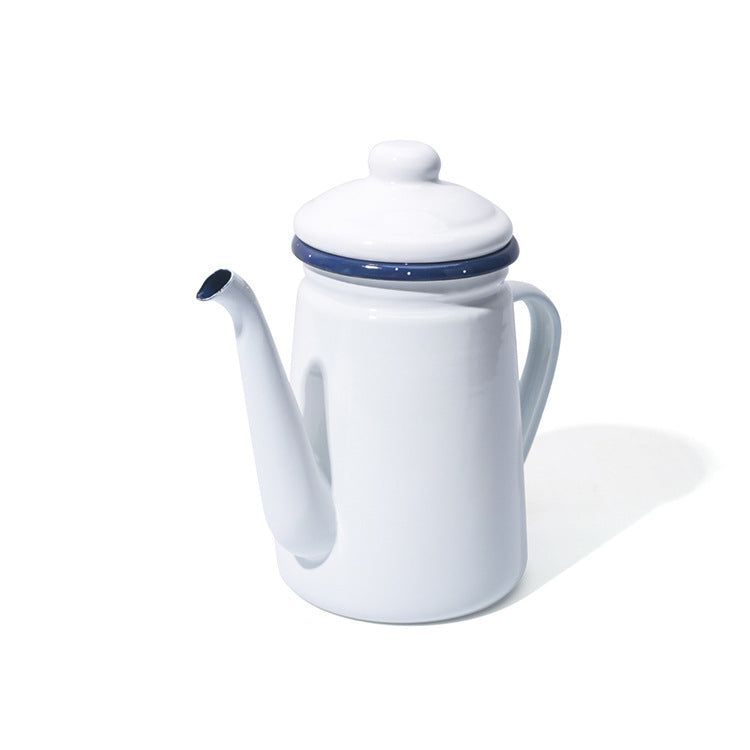 Enamelled hand brewing kettle 1.1 L