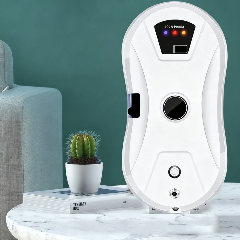 Window cleaning robot with spray function