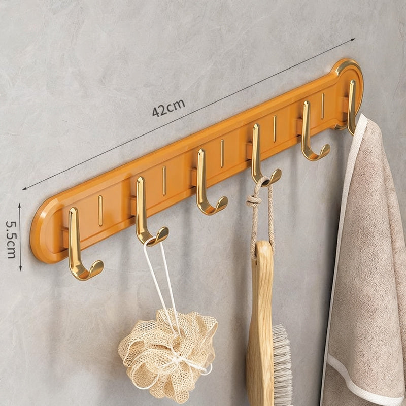 Aluminum wall hooks, self-adhesive, residues-free