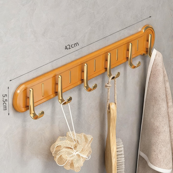 Aluminum wall hooks, self-adhesive, residues-free