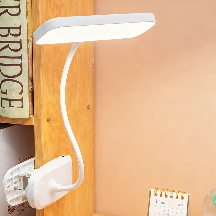LED clamp light with support function