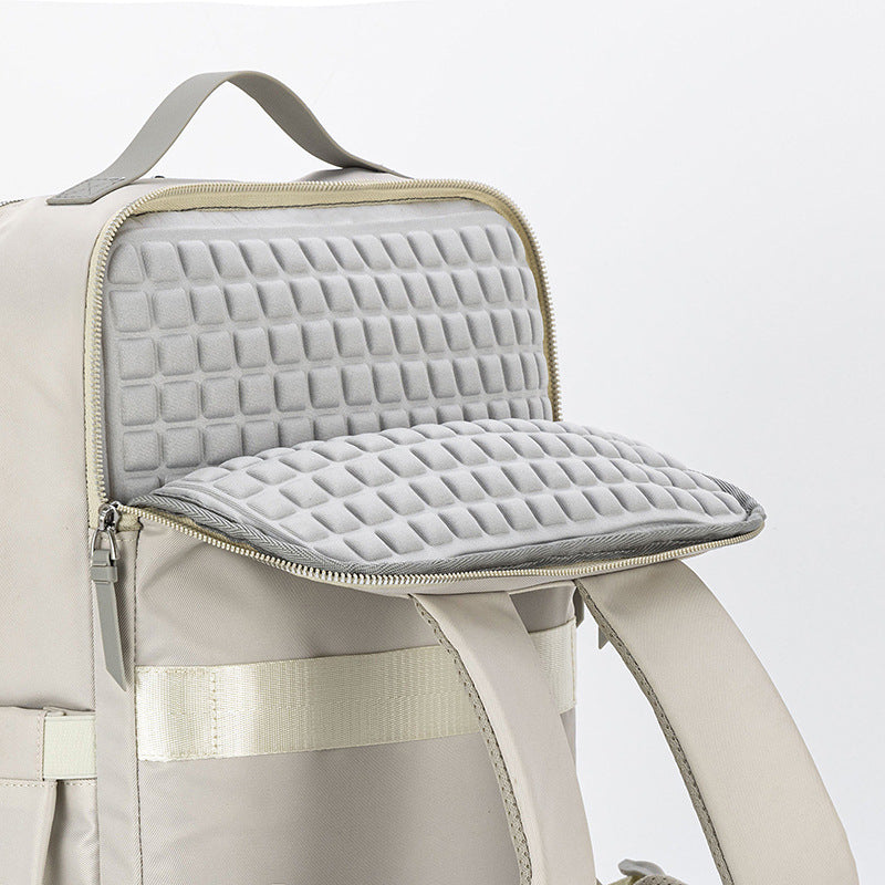 Laptop backpack, 15.6 inches, nylon, shoulder load distribution