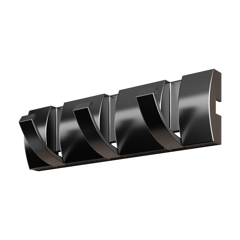 Foldable bathroom door hooks made of ABS