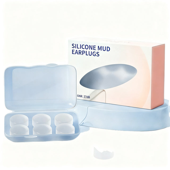 Silicone earplugs for sleeping and noise reduction
