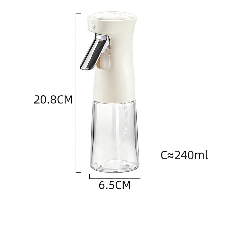 Glass oil sprayer with pump spray