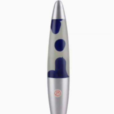 Lava lamp with aluminum shade, 40 cm