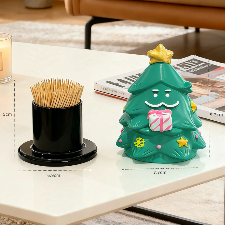 Toothpick holder, Christmas tree shape