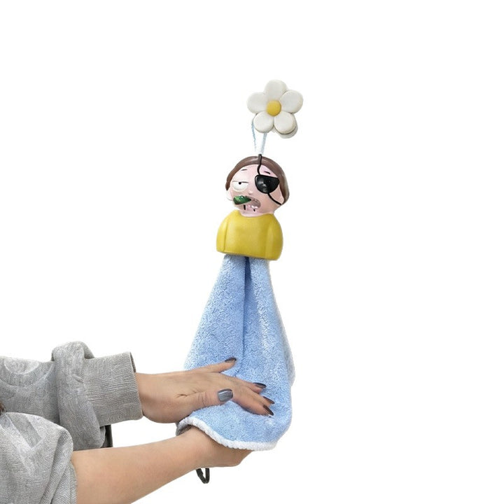 Cartoon towel made of coral fleece, super absorbent