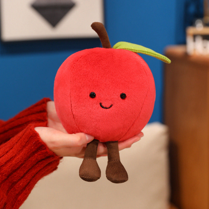 Christmas plush figure, apple design