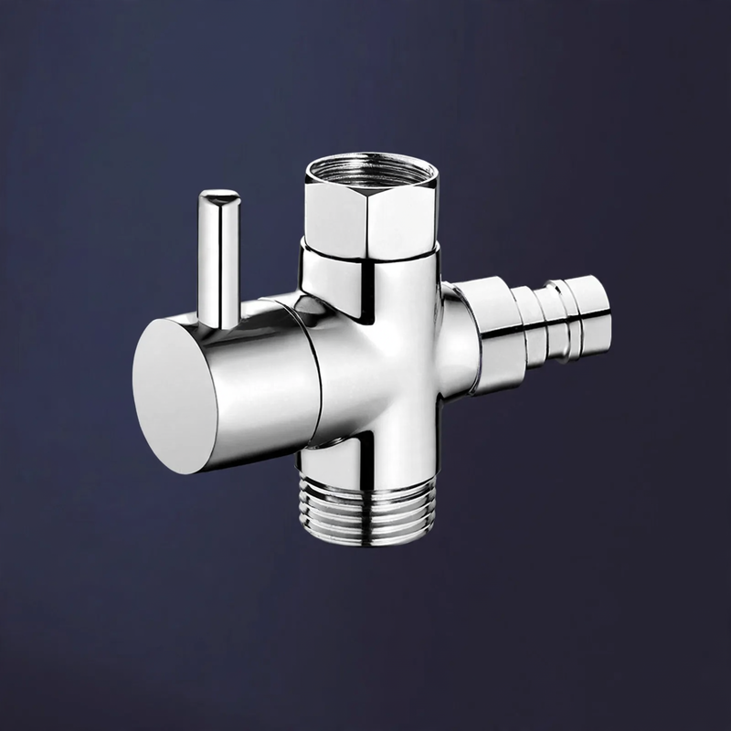 Universal faucet adapter with switch