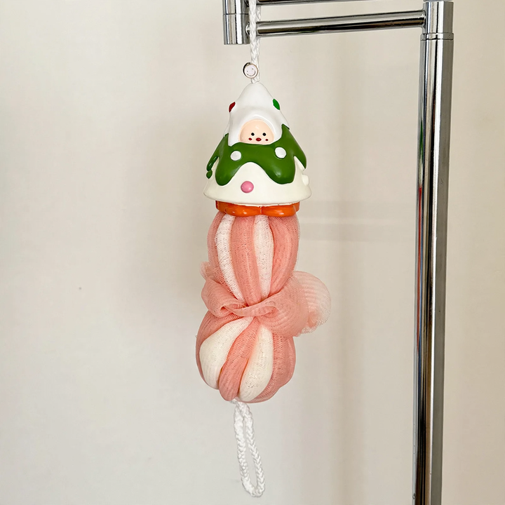 Bath Sponge Set with Hanger, Plastic