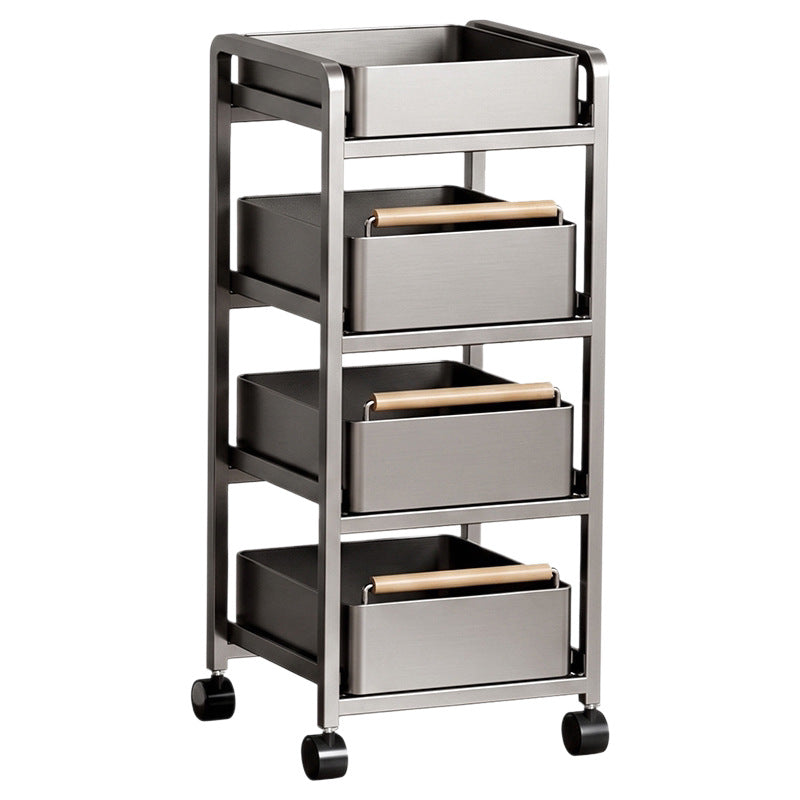 Mobile kitchen rack for vegetables and spices
