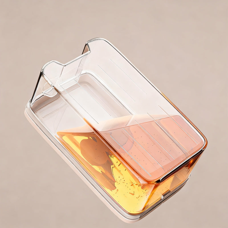 Refrigerator storage box with micro vacuum, 3.6 L
