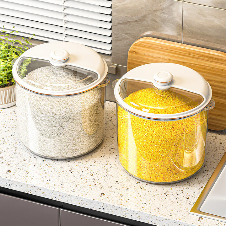 Rice container, plastic, airtight, 7–8 L