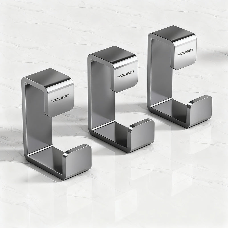 Stainless steel sink holder, wall-mounted, hole-free