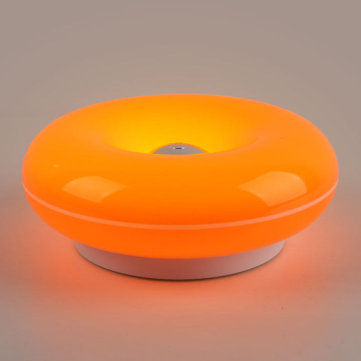 Donut table lamp with touch switch, 22.5 × 15 × 7 cm