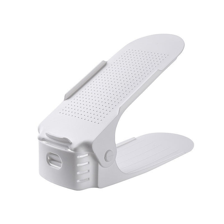 Foldable shoe rack made of plastic