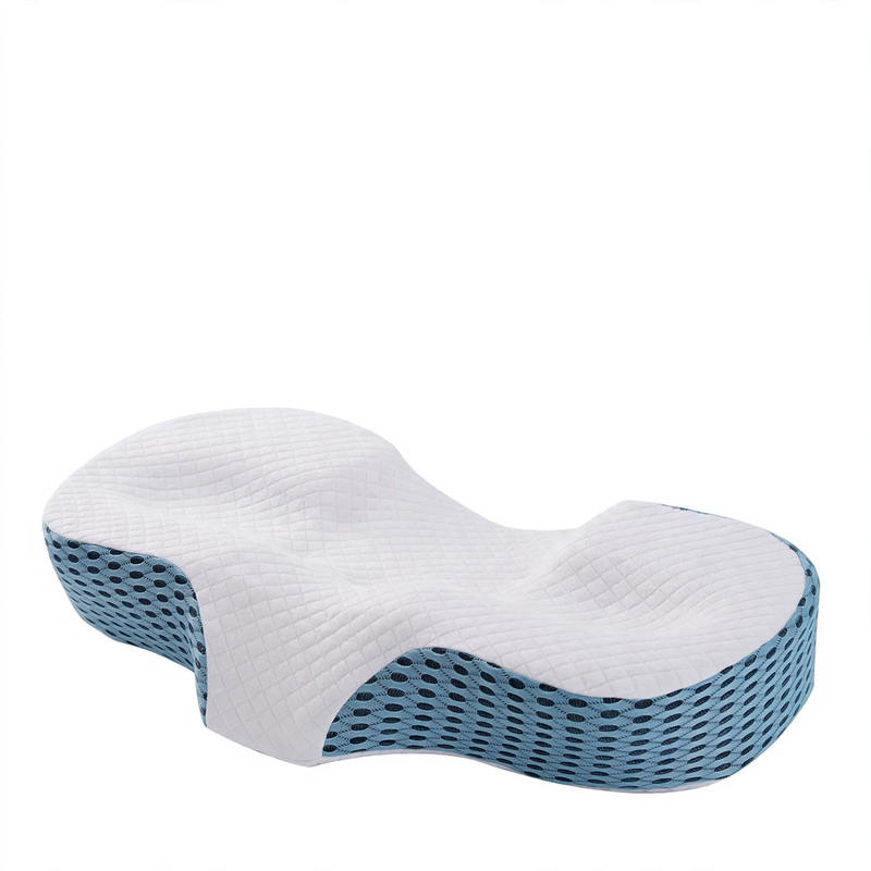 Neck support pillow made of memory foam, ergonomic
