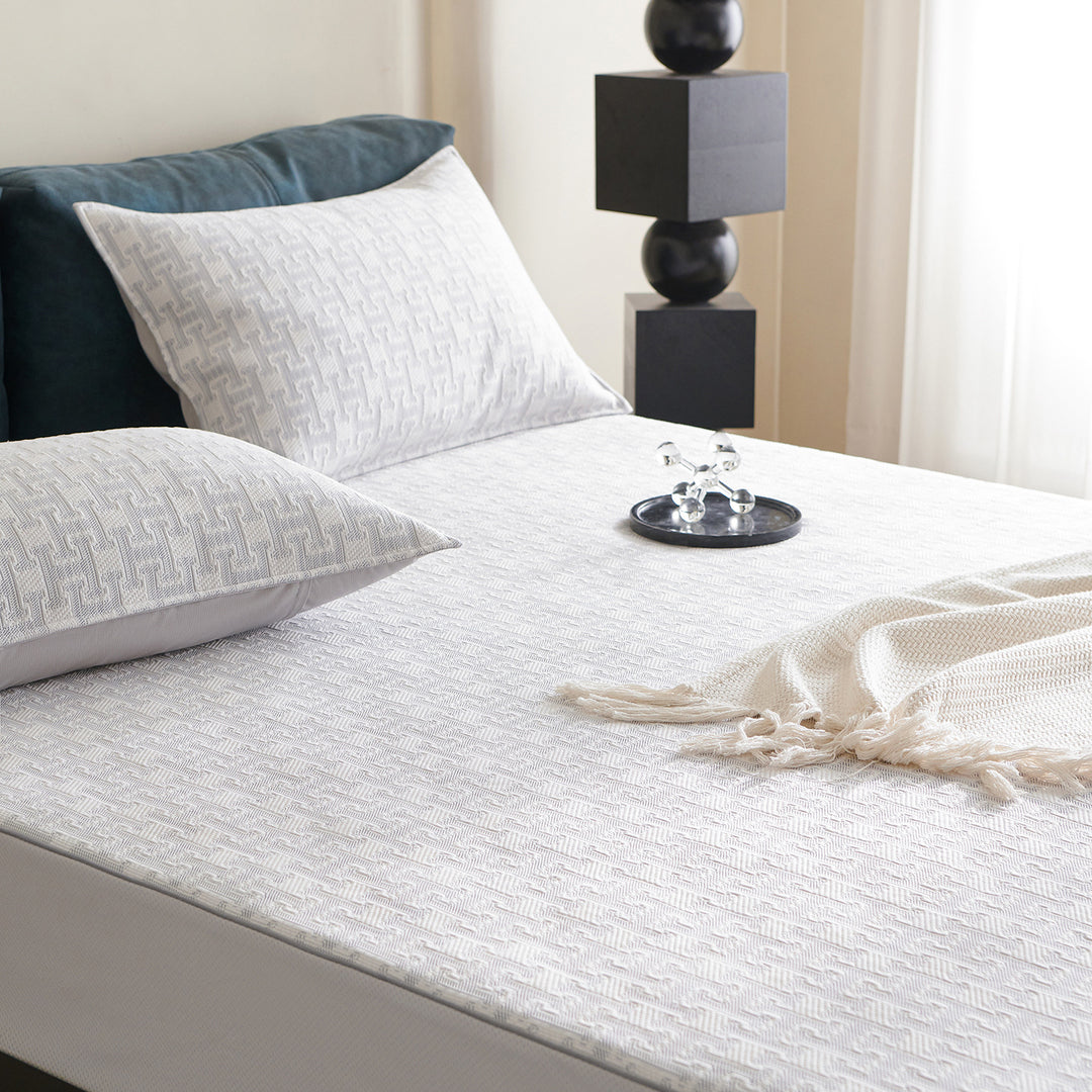 Cooling mat made of ice mat and rattan, 150×200 or 180×200 cm