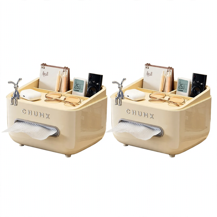 Plastic Tissue Box CD2390 with Storage