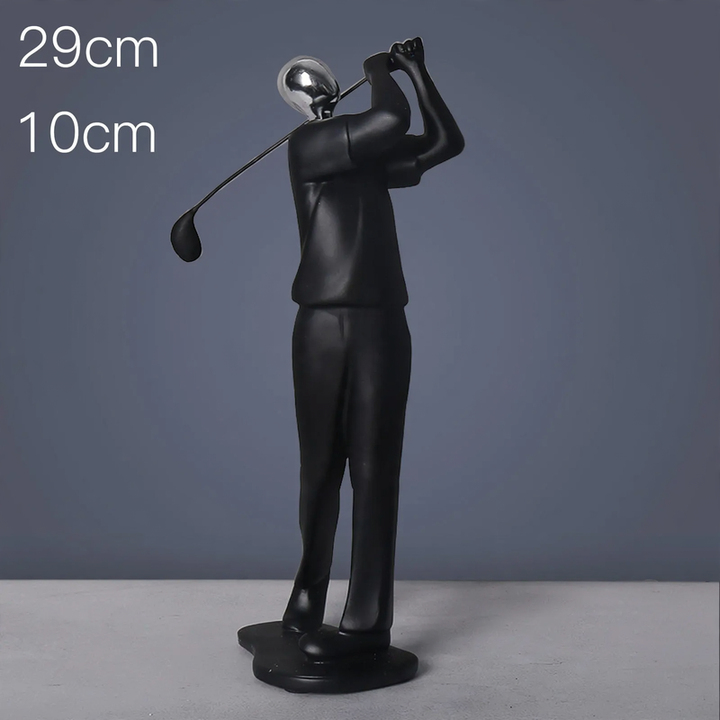 Sport figure made of resin, European style