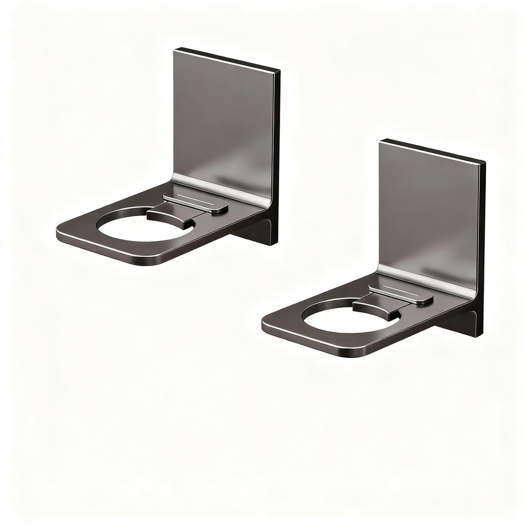 Adjustable bathroom shelf made of aluminum
