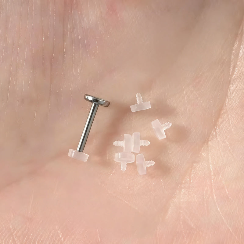 Titan Piercing bar with internal thread