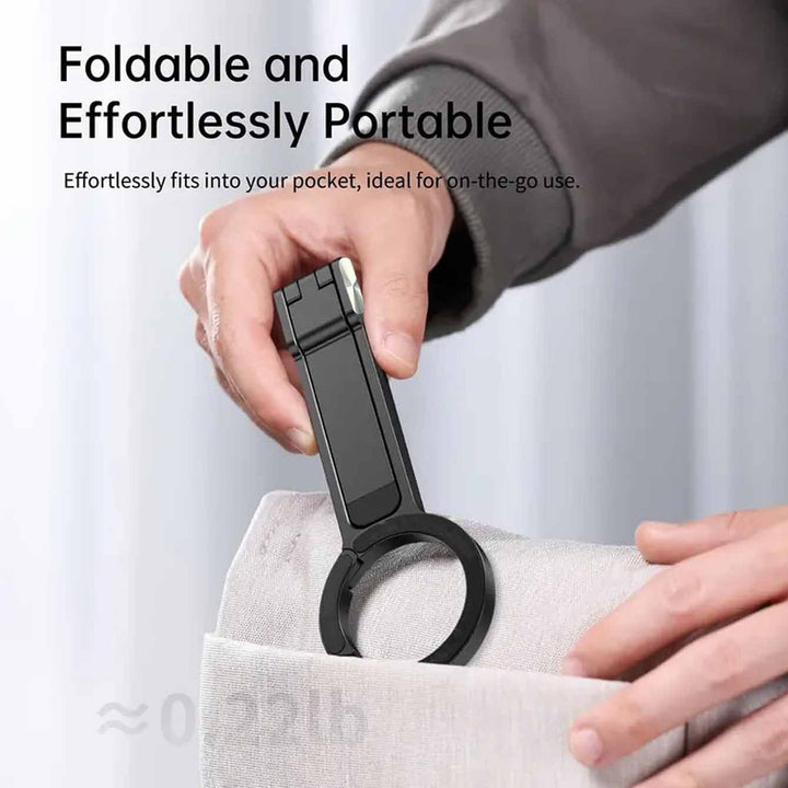 Magnetic phone holder, portable and versatile