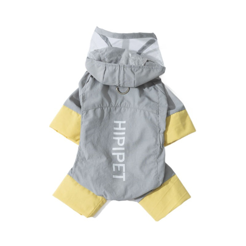 Raincoat for dogs, nylon, waterproof