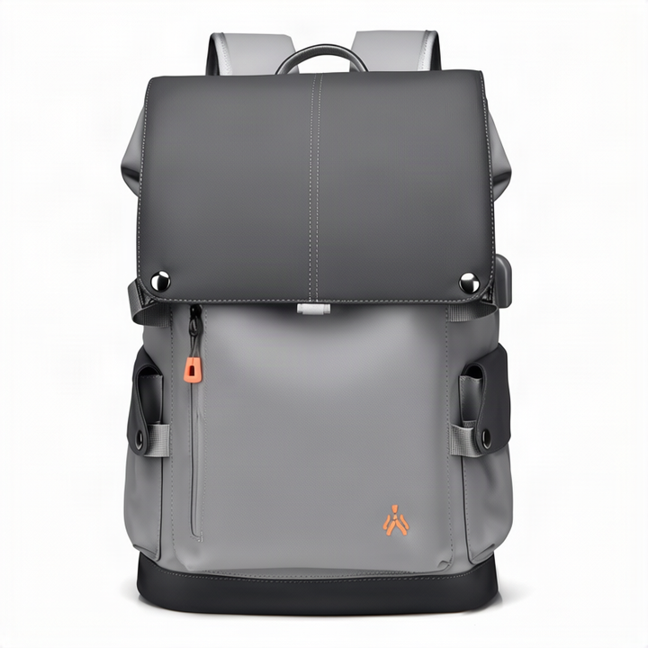 Backpack, 20–35 L, contrasting colors, up to 16 inches