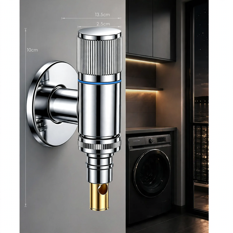 Brass faucet for washing machines, model L-101