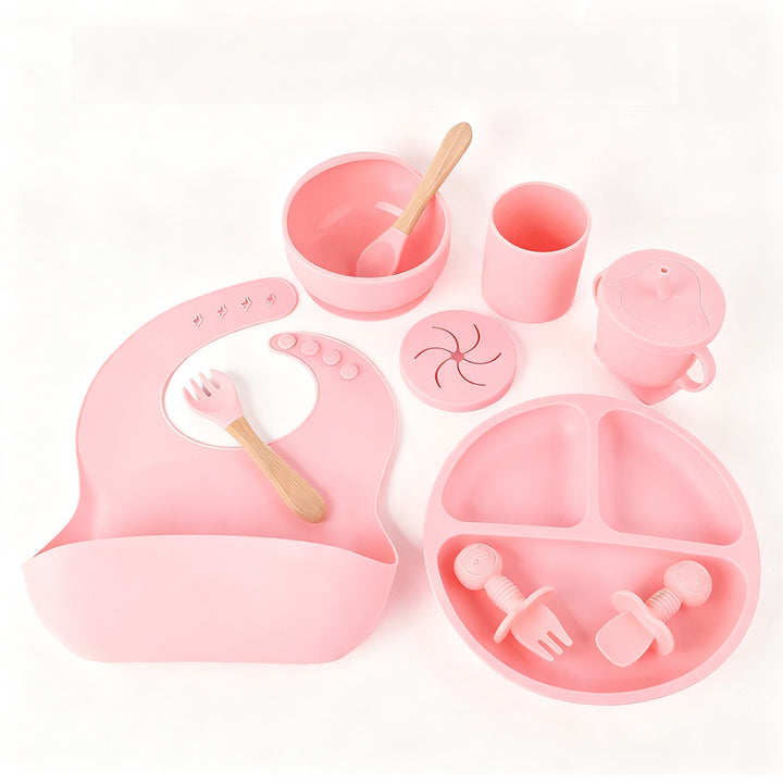 Silicone children's dish set, 6 pieces