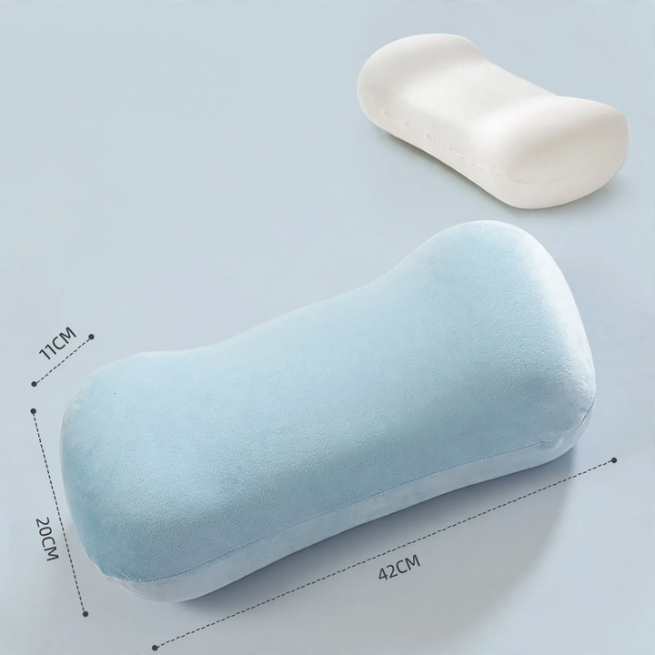 Portable neck pillow with memory foam