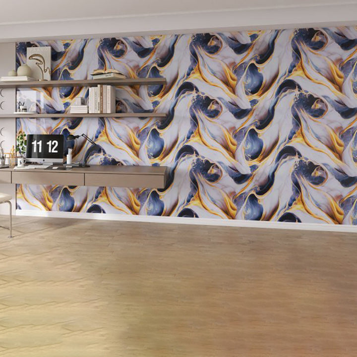 Marble floor sticker, self-adhesive