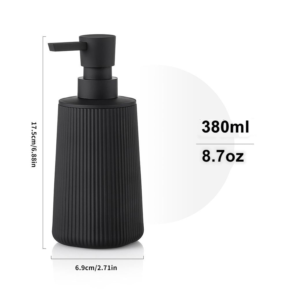 Soap dispenser made of plastic, pressure pump