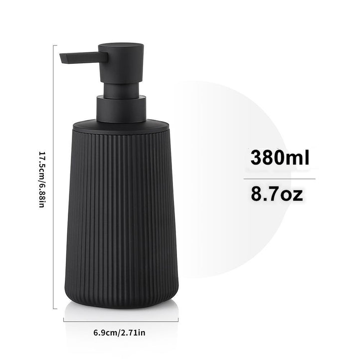 Soap dispenser made of plastic, pressure pump