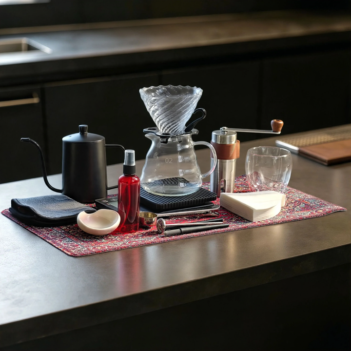 Manual Brew Coffee Set, Stainless Steel, 14–15 pieces