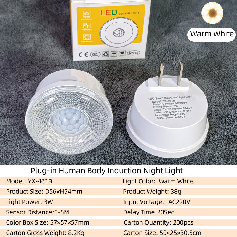 Motion Sensor Night Light, LED, Plug-in