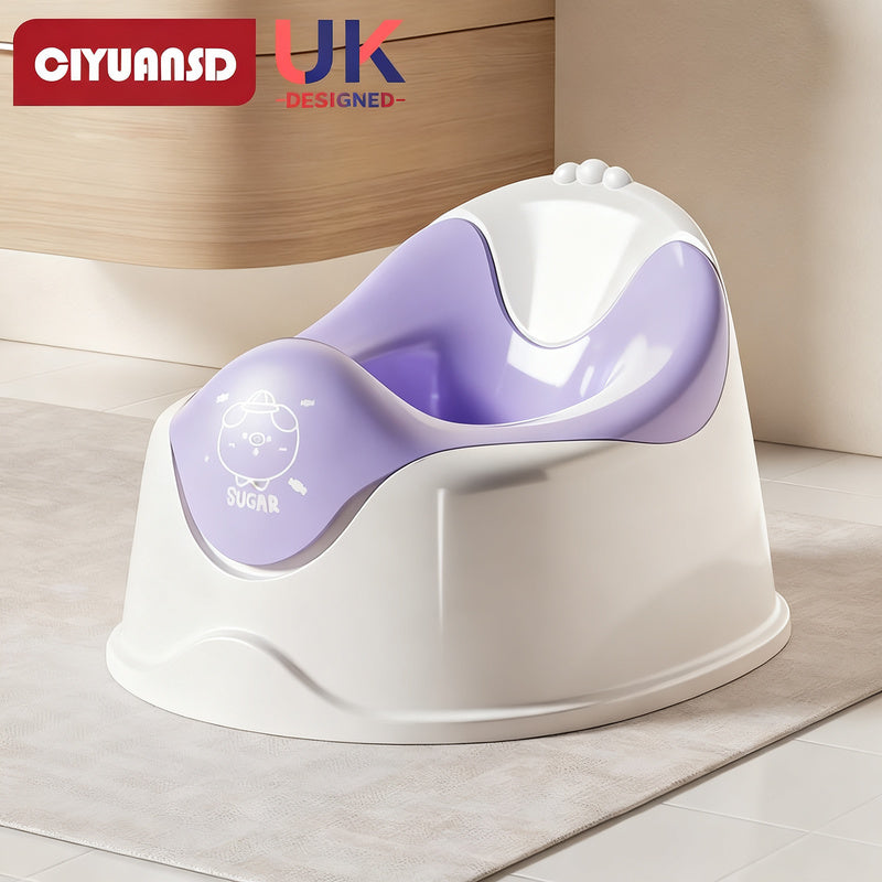 Toilet seat with backrest for children