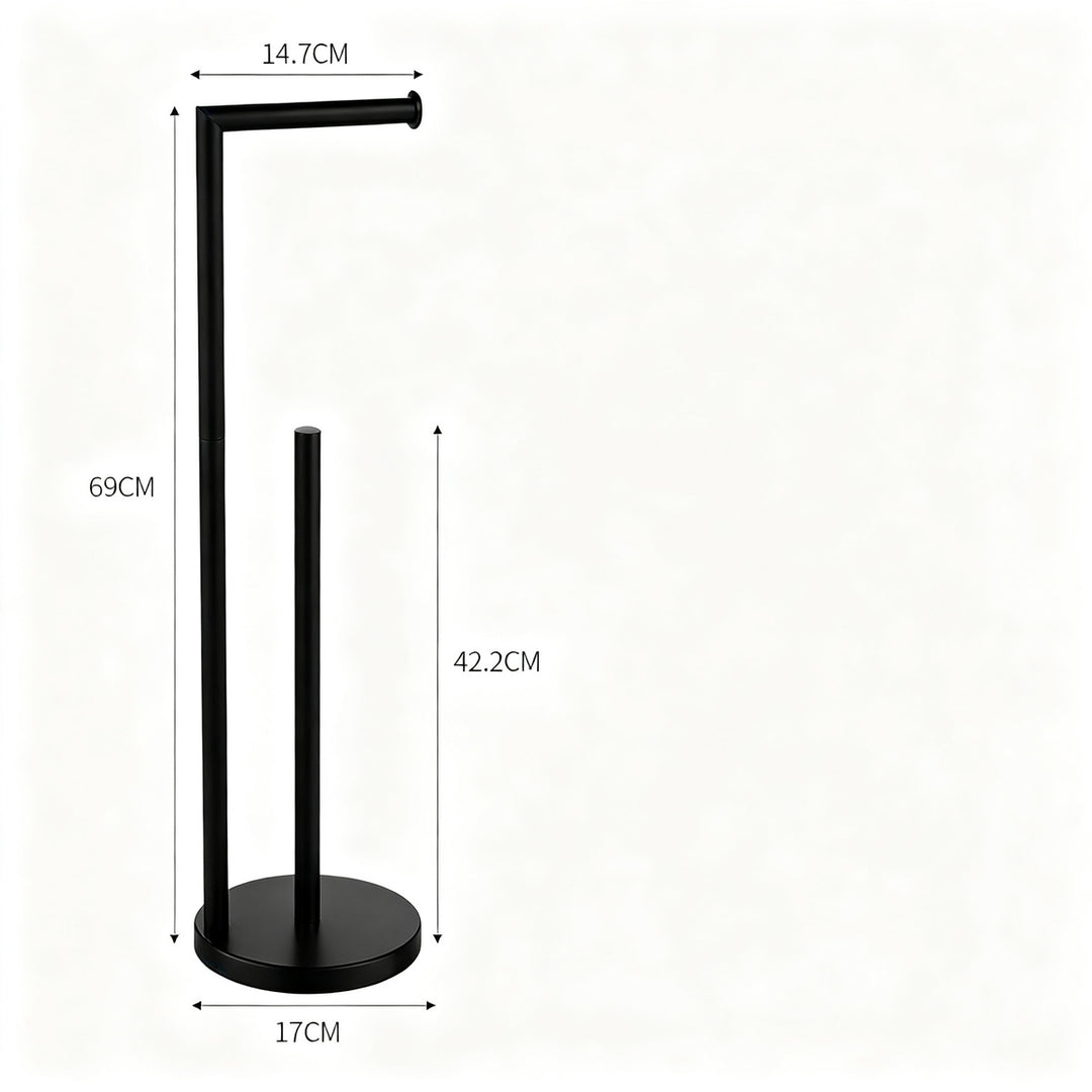 Stainless steel kitchen roll holder