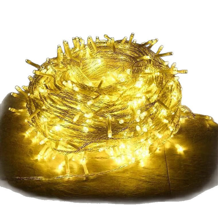 LED string lights with eight flashing effects, 10–50 m