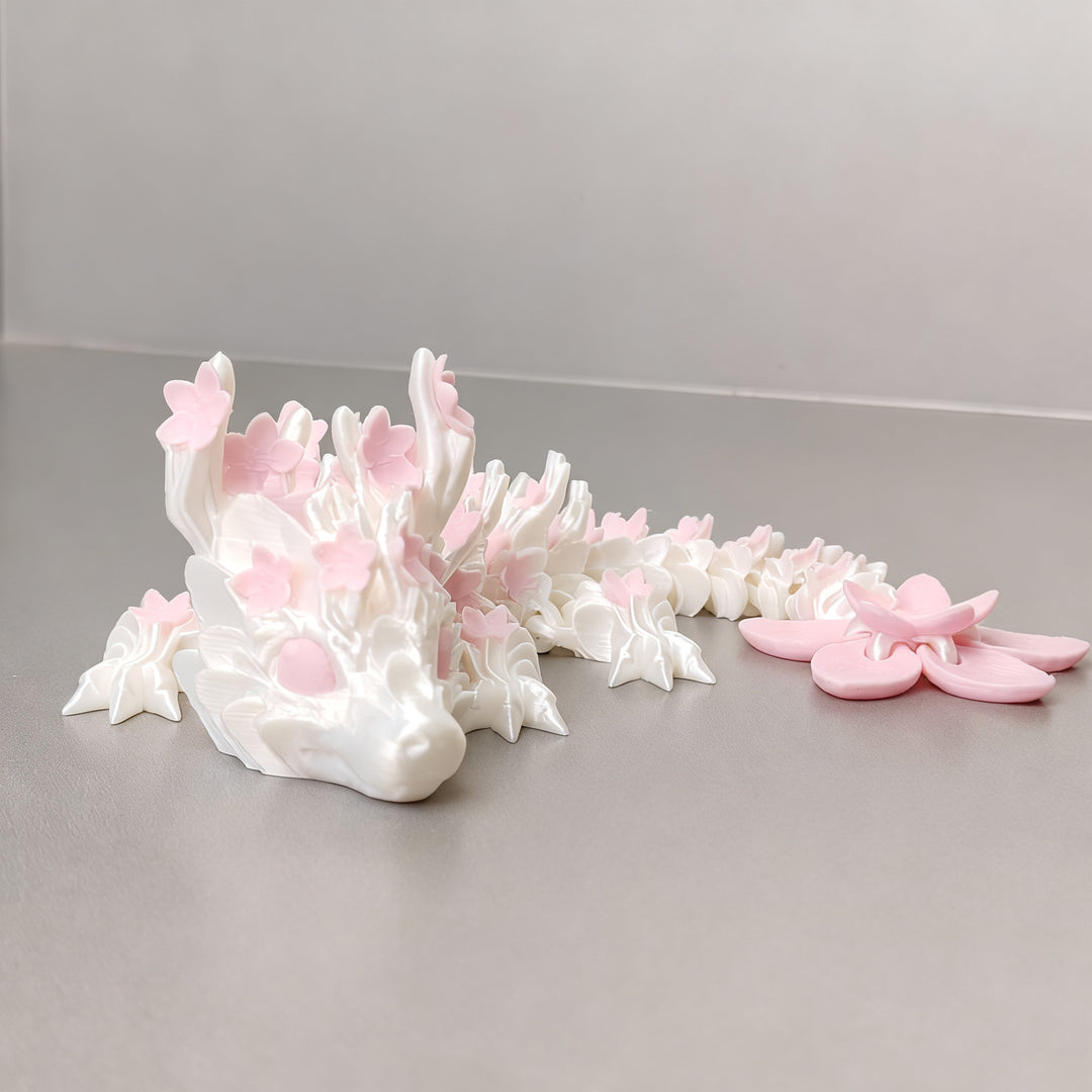 3D-printed dragon skull, resin finish