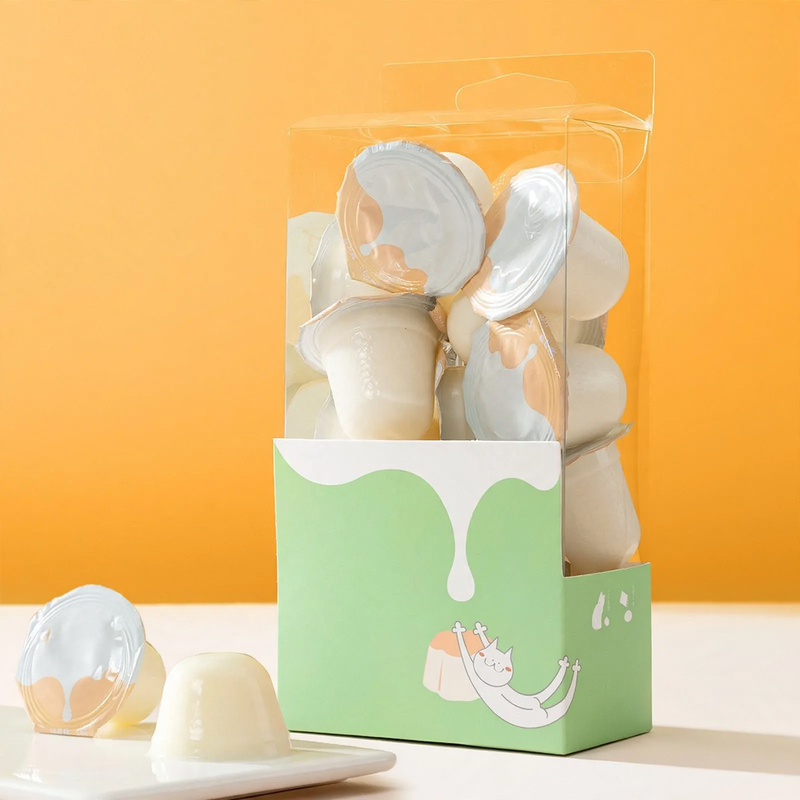 Meat and goat milk pudding for pets