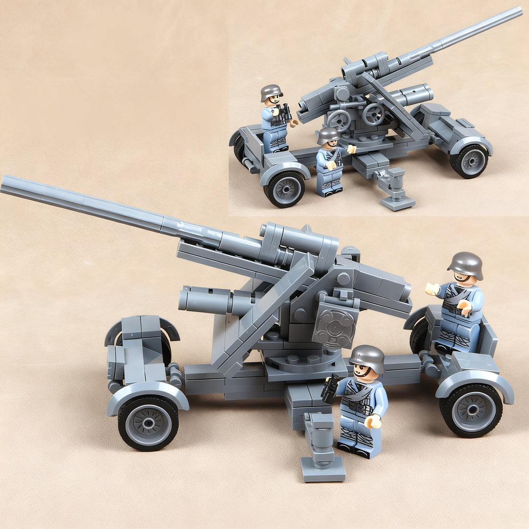 Military building blocks, small parts set