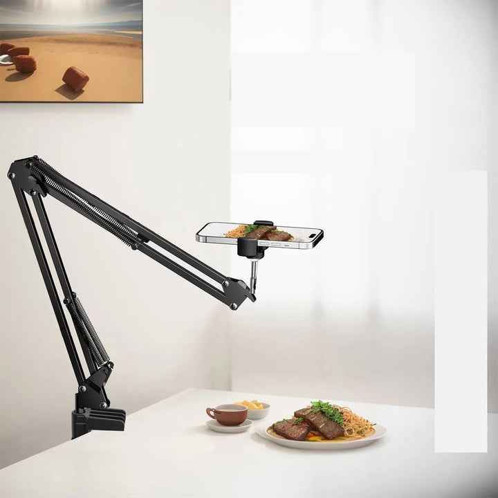 Selfie tripod with gimbal and face tracking
