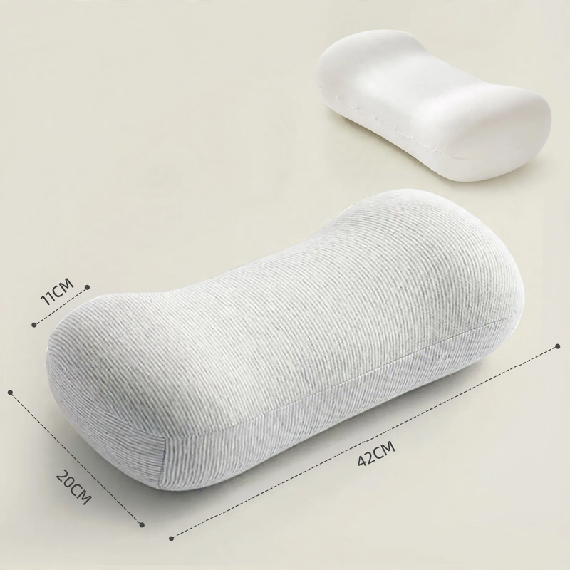 Portable neck pillow with memory foam