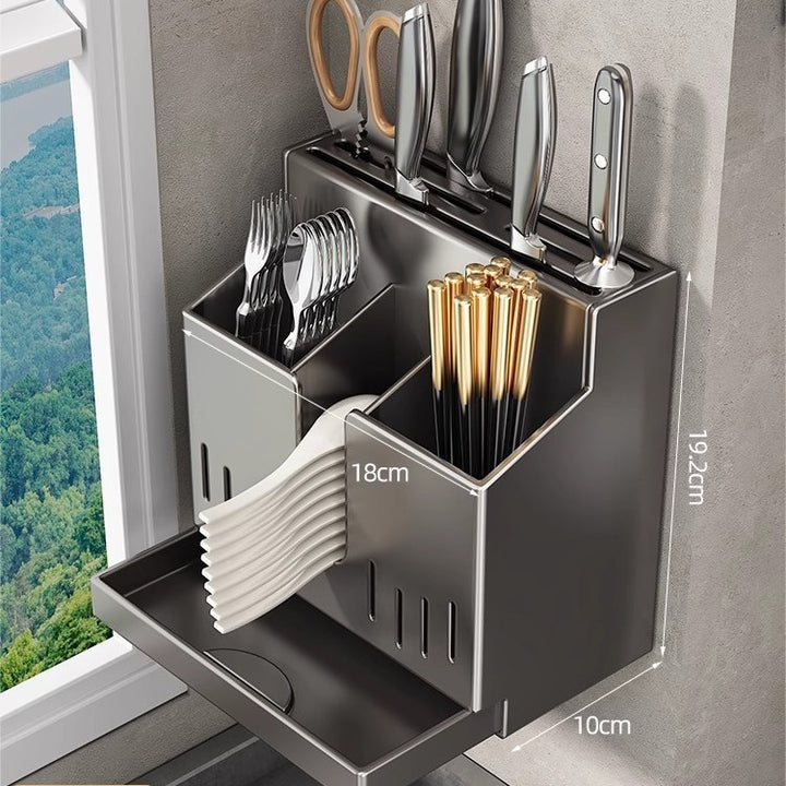 Stainless Steel Cutlery Holder for Chopsticks and Knives